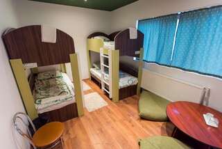 Хостелы Green Hostel Сфынту-Георге Кровать в общем 4-местном номере для мужчин и женщин-4